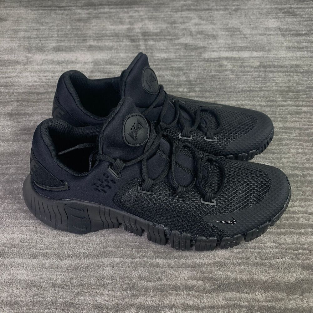 Nike Free Metcon 4 Triple Black Mens Size 10 Cross Training Shoes CT3886 007